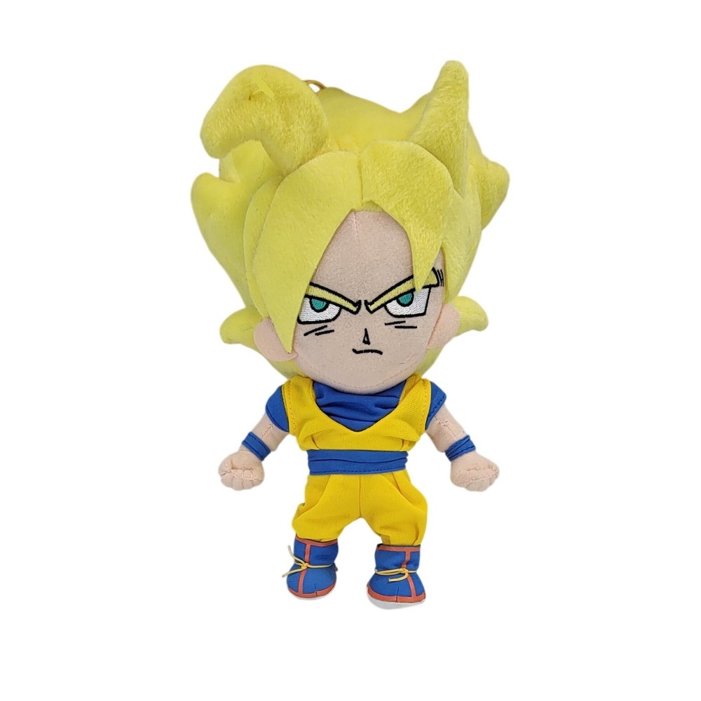 Dragon Ball Z Super Saiyan Goku Chibi Plush Toy Anime Manga